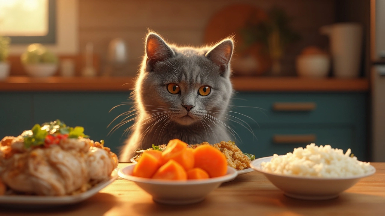 Что можно давать кошкам из домашней еды?