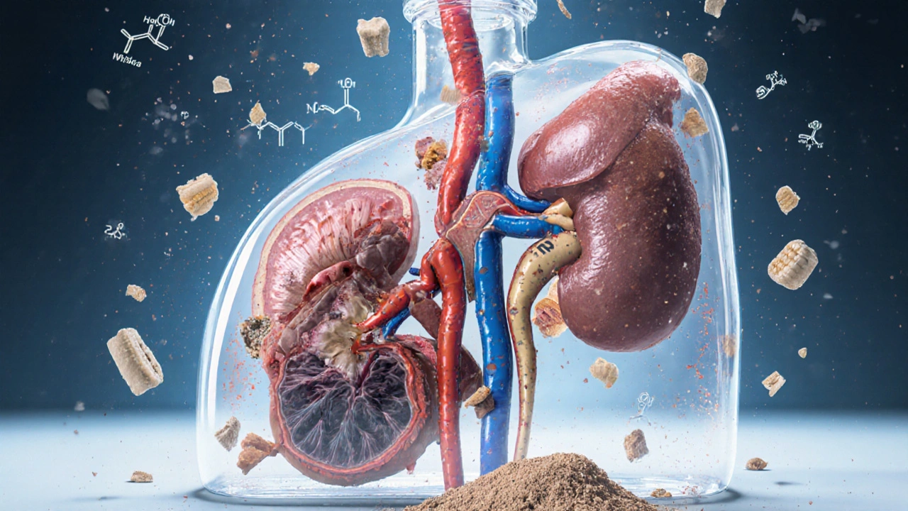 Внутренние органы кошки разрушаются под воздействием искусственных добавок и углеводов из дешёвого корма.