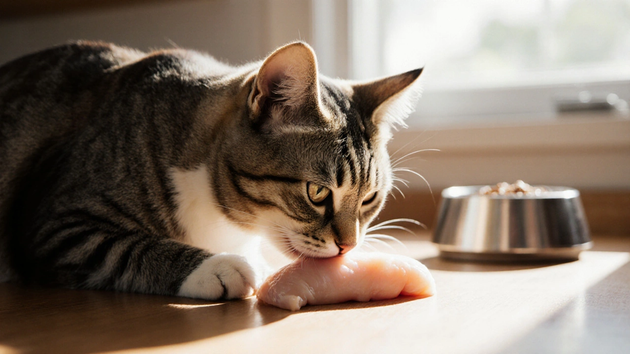 Какую человеческую еду можно давать кошке вместо кошачьего корма?