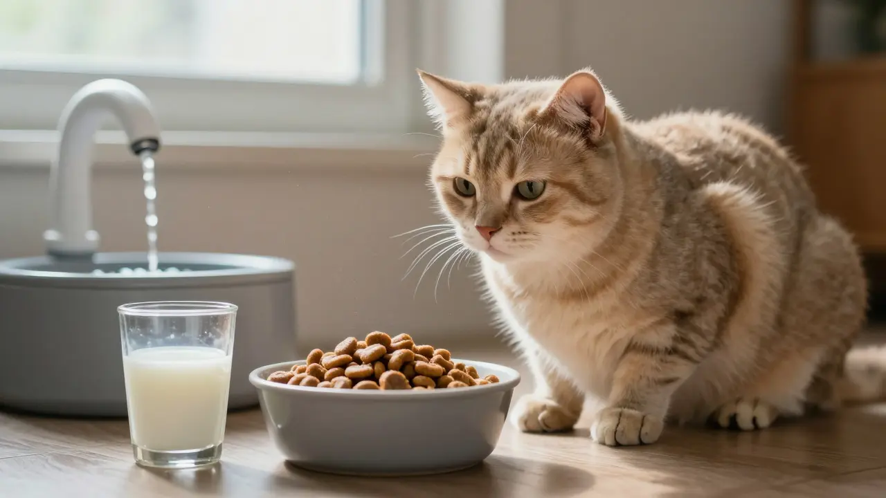 Можно ли давать коту сухой корм и кефир: что безопасно, а что опасно