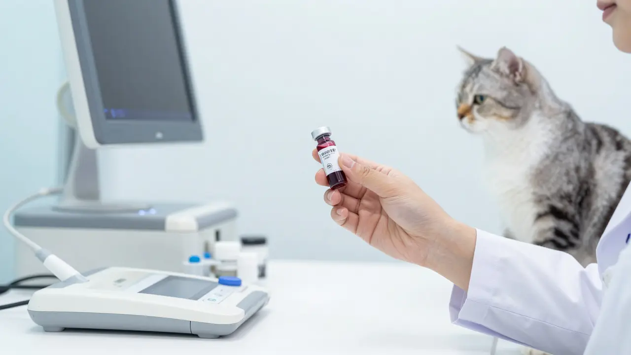 Ветеринарный осмотр кошки: анализ крови и УЗИ для профилактики